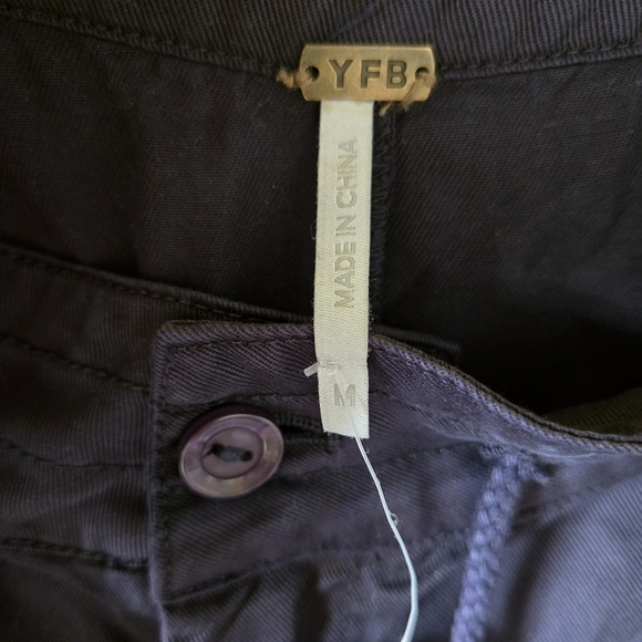 Young Fabulous & Broke (YFB)Women's Size M Blue CargoParachute Pants NEW - Picture 2 of 11